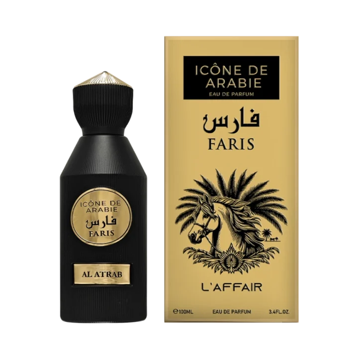 caixa-icone-de-arabie-faris-eau-de-parfum-unisex-Parfum-allure-perfumaria-de-luxo